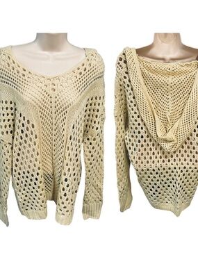 ECOTE knit pullover hoodie size small